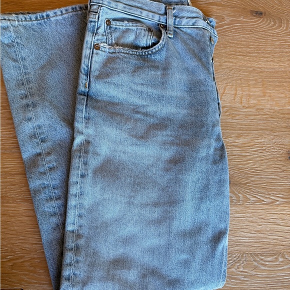 Agolde Fran Low-Slung Straight Jeans - Picture 8 of 8